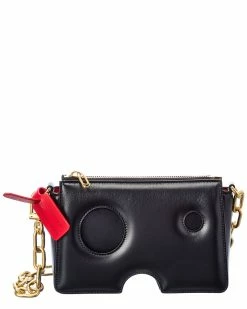 Best deal 👍 Off-White™ 👩 women Off-White Burrow 20 Leather Shoulder Bag 😉