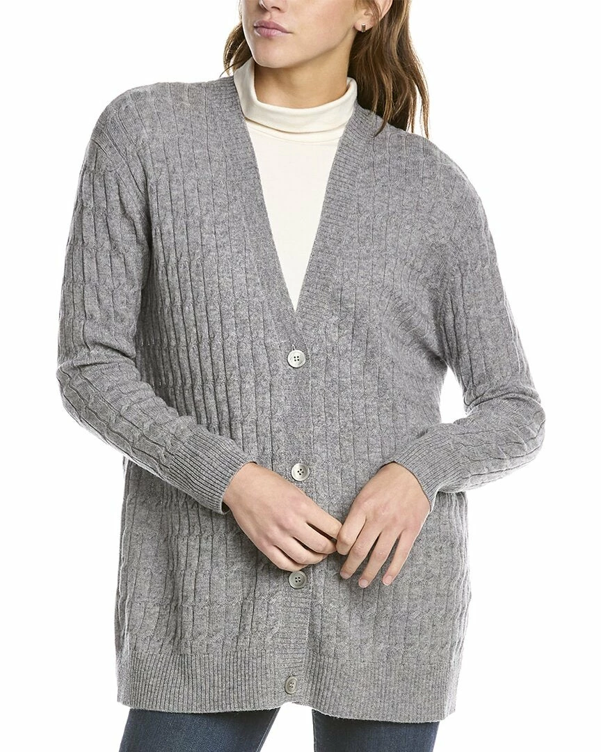 Promo 😀 women Forte Cashmere Cable Wool & Cashmere-Blend Boyfriend Cardigan ✔️ 1 Promo 😀 women Forte Cashmere Cable Wool & Cashmere-Blend Boyfriend Cardigan ✔️