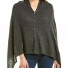 Discount ✔️ women Forte Cashmere Button Cashmere Poncho ✔️