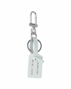 Best Pirce 🌟 Off-White™ 👩 women Off-White Zip Tie Leather Key Ring ⭐