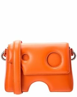 Promo ๐คฉ women Off-White Burrow 22 Leather Shoulder Bag ๐