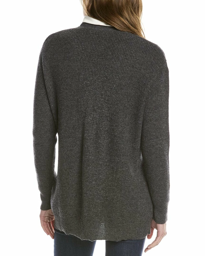 Coupon โ๏ธ women Forte Cashmere Ribbed Cashmere Boyfriend Cardigan ๐ฅ 2 Coupon โ๏ธ women Forte Cashmere Ribbed Cashmere Boyfriend Cardigan ๐ฅ - Image 2