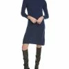 Cheap 🎉 women Forte Cashmere Crewneck Cashmere Sweaterdress 🎁