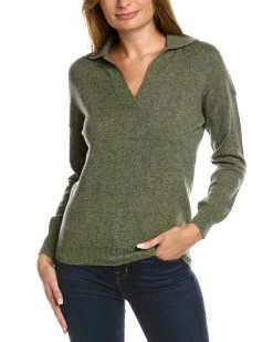Best deal 👍 women Forte Cashmere Polo Neck Cashmere Sweater 🔔