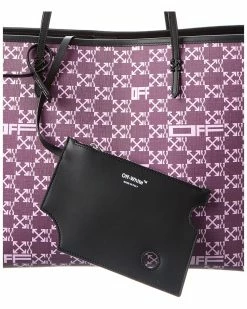 Discount 😍 OFF WHITE 👩 women Off-White Day Off 40 🧥 Coated Canvas & Leather Tote 🔔 -US Off-White Sales 2022 136fed8f30d64b7ca6ea132f86776072 1080x