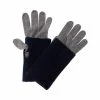 Promo 🤩 women Forte Cashmere Reversible Colorblocked Gloves 😉