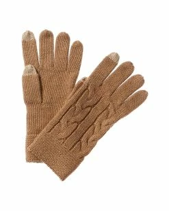 Brand new 👏 women Forte Cashmere Luxe Cable Wool-Blend Gloves 🌟