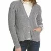 New 🛒 women Forte Cashmere Scallop Hem Cashmere Cardigan 🔔