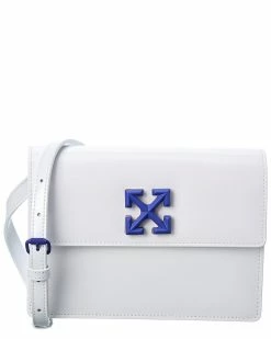 Brand new 💯 Off-White™ 👩 women Off-White Jitney 2.0 Leather Shoulder Bag ✔️