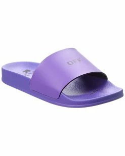 Wholesale 😉 OFF WHITE 👩 women Off-White Off Stamp Rubber Slide ⭐