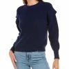 Best Sale 😍 women Forte Cashmere Fashion Rib Pullover 🔔