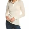 Discount 😍 women Forte Cashmere Quarter-Zip Cashmere Sweater ⌛