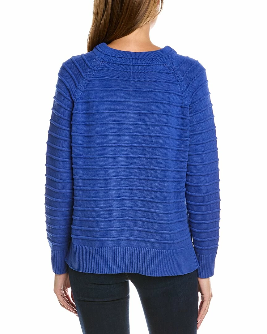Cheapest โ women Forte Cashmere Raised Stripe Sweater ๐ 2 Cheapest โ women Forte Cashmere Raised Stripe Sweater ๐ - Image 2