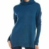 Budget 🛒 women Forte Cashmere Exposed Seam Cowl Neck Cashmere Sweater 🎉