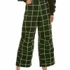 Discount 🌟 Off-White™ 👩 women Off-White Checked Wide Leg Pant 🛒