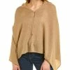 Deals 😍 women Forte Cashmere Button Cashmere Poncho ✔️