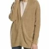 Hot Sale 🔔 women Forte Cashmere Ribbed Cashmere Boyfriend Cardigan ⭐