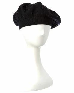 Brand new ๐ women Forte Cashmere Crystal Studded Beret ๐