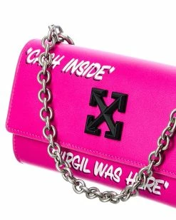 New 🤩 OFF WHITE 👩 women Off-White Jitney Quote Print Leather Wallet On Chain 🌟 -US Off-White Sales 2022 3b72d904ce8e4724b0cc8a717c874486 1080x