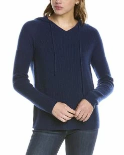 Outlet 🛒 women Forte Cashmere Ribbed Cashmere Pullover 🥰