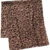 Best reviews of 🛒 women Forte Cashmere Leopard Cashmere Scarf, Brown 👍