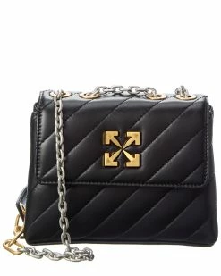 Best Pirce 🧨 OFF WHITE 👩 women Off-White Jackhammer 19 Leather Shoulder Bag 🔔