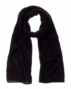 Promo ✔️ women Forte Cashmere Rhinestone Border Cashmere Scarf 🔔