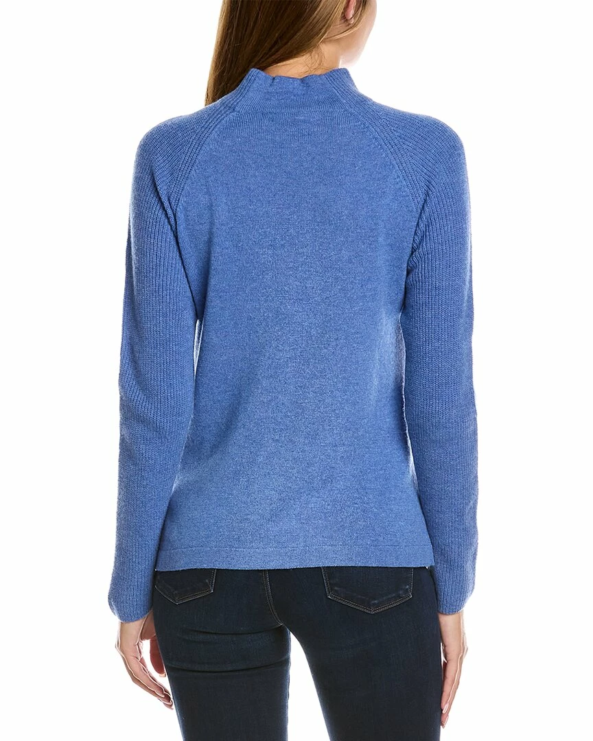 New 🤩 women Forte Cashmere Center Front Seam Funnel Neck Cashmere Sweater ✨ 2 New 🤩 women Forte Cashmere Center Front Seam Funnel Neck Cashmere Sweater ✨ - Image 2