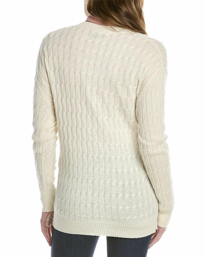 Best Sale ๐ฅฐ women Forte Cashmere Cable Wool & Cashmere-Blend Boyfriend Cardigan ๐ 2 Best Sale ๐ฅฐ women Forte Cashmere Cable Wool & Cashmere-Blend Boyfriend Cardigan ๐ - Image 2