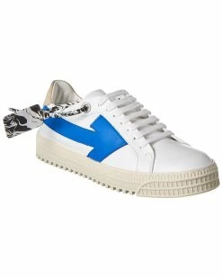 Cheapest 🔔 men Off-White Arrow Leather 👟 Sneaker 🌟