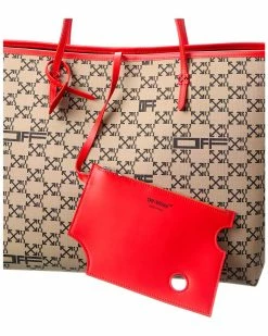 Hot Sale 💯 OFF WHITE 👩 women Off-White Day Off 40 🧥 Coated Canvas & Leather Tote 🔥 -US Off-White Sales 2022 83647430dc5b4a9fa8321176b2113a06 1080x