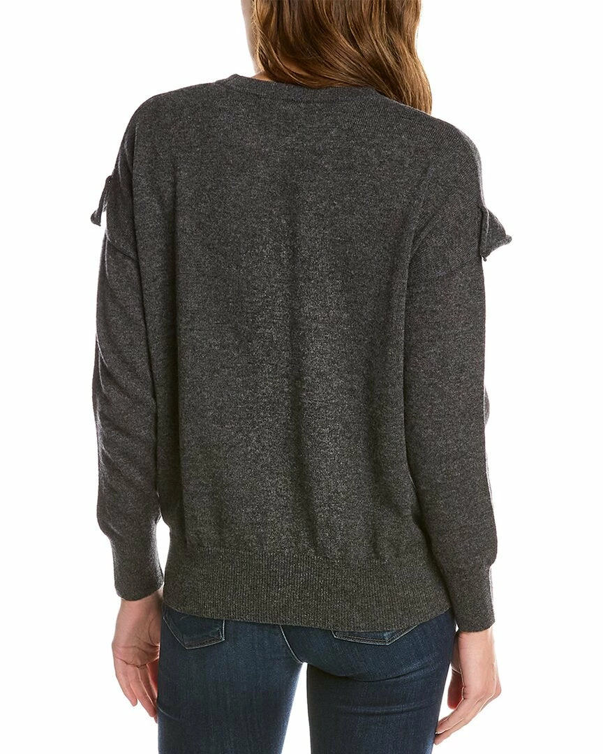 Promo 💯 women Forte Cashmere Ruffle Trim Cashmere Sweater 🔔 2 Promo 💯 women Forte Cashmere Ruffle Trim Cashmere Sweater 🔔 - Image 2