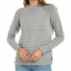 Budget ❤️ women Forte Cashmere Raised Stripe Sweater 🔔