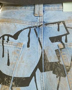 Brand new ✔️ OFF WHITE 👩 women Off-White Graffiti Print Blue Straight Leg Jean 😍 -US Off-White Sales 2022 91e524fa8f5e404085b9380efe44bd4c 1080x