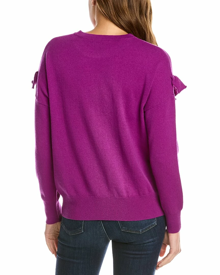 Discount 👏 women Forte Cashmere Ruffle Trim Cashmere Sweater ✔️ 2 Discount 👏 women Forte Cashmere Ruffle Trim Cashmere Sweater ✔️ - Image 2