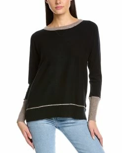 Cheapest 🥰 women Forte Cashmere High-Low Cashmere Sweatshirt 😍
