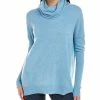 Flash Sale 👍 women Forte Cashmere Exposed Seam Cowl Neck Cashmere Sweater 🛒