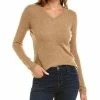 Best Pirce ⭐ women Forte Cashmere Basic V-Neck Cashmere Sweater ✨
