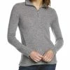Budget 🎉 women Forte Cashmere Quarter-Zip Cashmere Sweater ✨