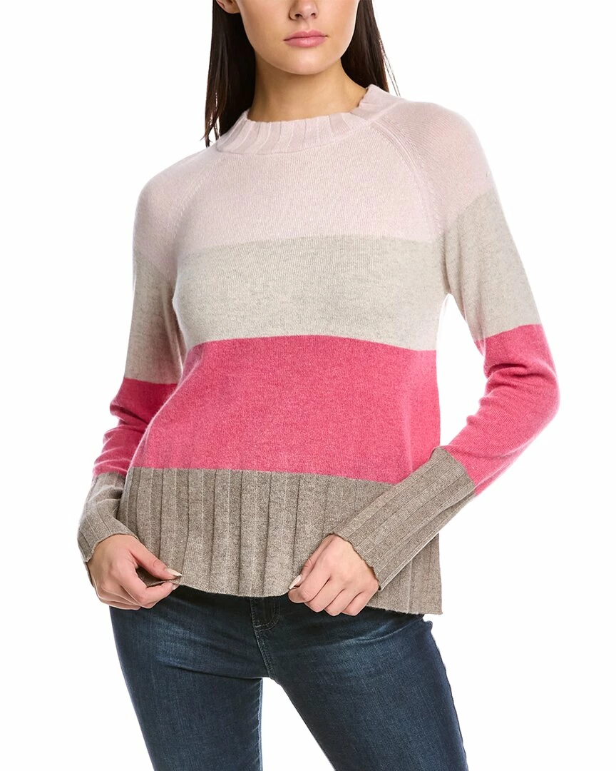 Brand new 🎁 women Forte Cashmere Wide Stripe Cashmere Sweater 🔔 1 Brand new 🎁 women Forte Cashmere Wide Stripe Cashmere Sweater 🔔