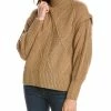 Wholesale 😀 women Forte Cashmere Fashioned Rib Turtleneck Wool & Cashmere-Blend Sweater 🔔
