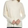 Hot Sale 🧨 women Forte Cashmere Wide Rib Funnel Cashmere Pullover 😀