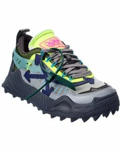 Top 10 🎁 Off-White™ men Off-White Odsy 1000 Mesh & Leather 👟 Sneaker 👏