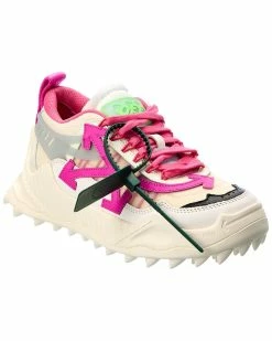 Budget ⌛ OFF WHITE 👩 women Off-White Odsy 1000 Leather & Mesh 👟 Sneaker 🌟