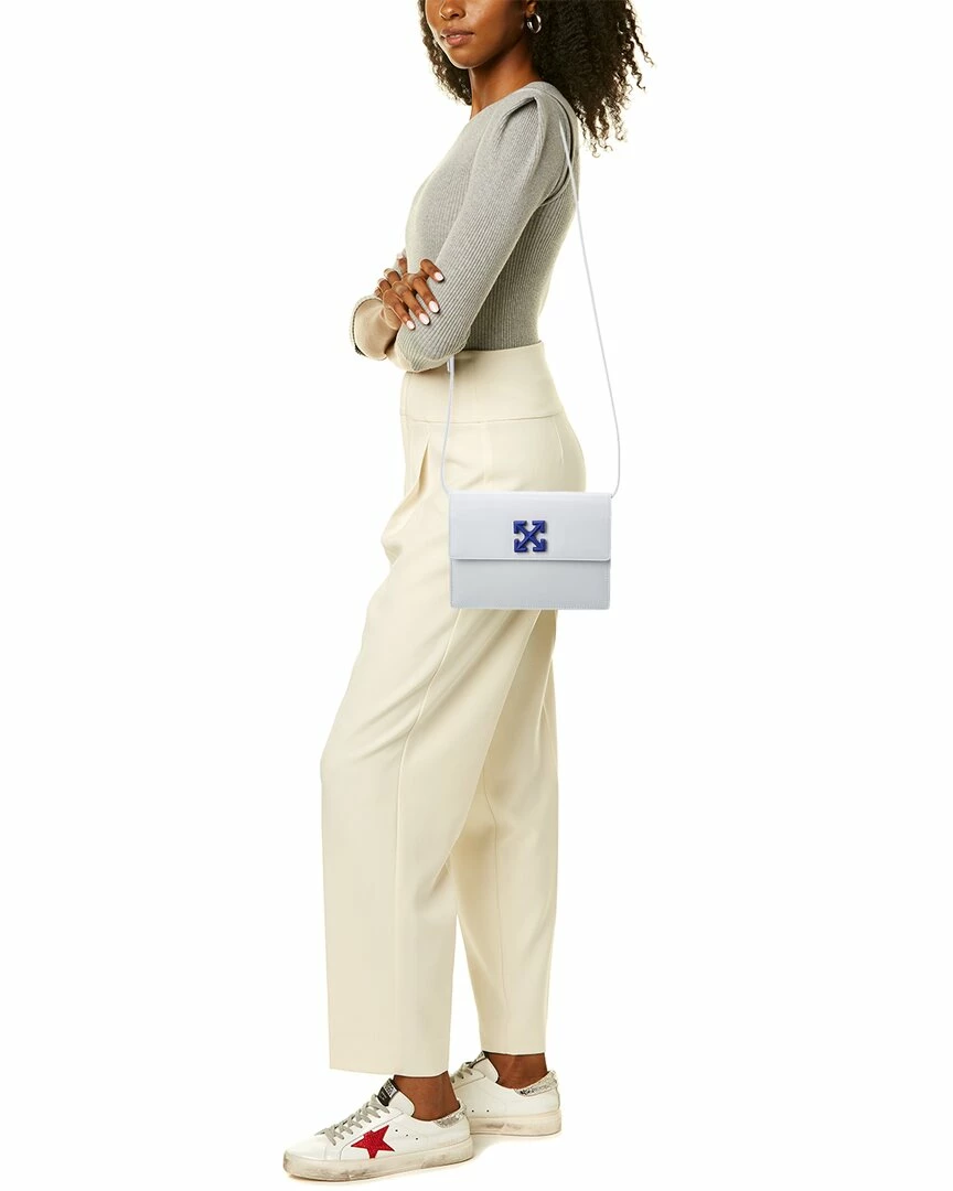 Brand new ๐ฏ Off-White™ ๐ฉ women Off-White Jitney 2.0 Leather Shoulder Bag โ๏ธ 4 Brand new ๐ฏ Off-White™ ๐ฉ women Off-White Jitney 2.0 Leather Shoulder Bag โ๏ธ - Image 4