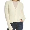 Flash Sale 😍 women Forte Cashmere Scallop Hem Cashmere Cardigan 🛒