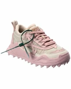 Coupon 👍 OFF WHITE 👩 women Off-White Odsy 1000 Leather & Mesh 👟 Sneaker 😍
