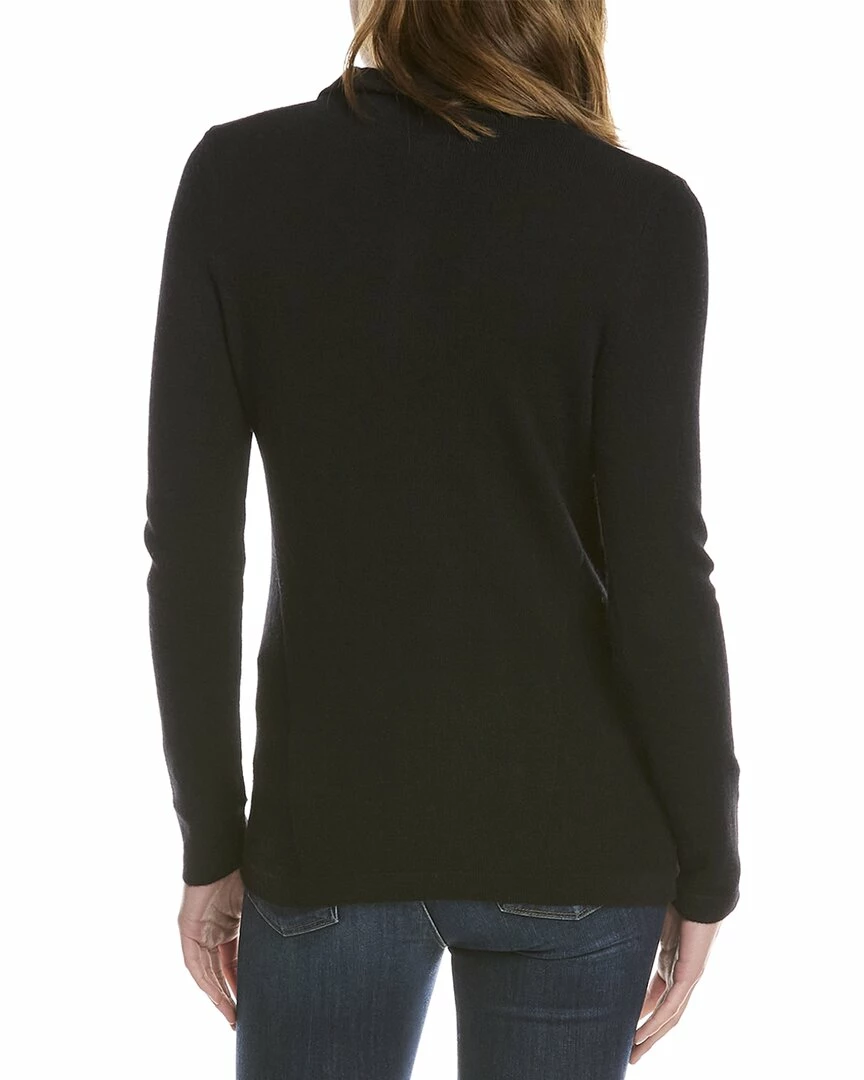 Brand new ❤️ women Forte Cashmere Quarter-Zip Cashmere Sweater 🔥 2 Brand new ❤️ women Forte Cashmere Quarter-Zip Cashmere Sweater 🔥 - Image 2