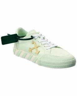 Coupon 🥰 OFF WHITE 👩 women Off-White Low Vulcanized Canvas 👟 Sneaker 😍