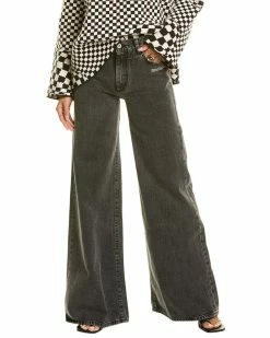 Budget 🛒 Off-White™ 👩 women Off-White Grey Wide Leg Jean 🧨